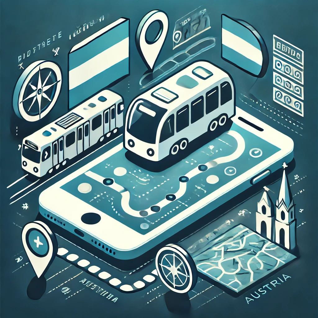 Unterwegs mit Navigationsapps und Verkehrsverbünden in Österreich